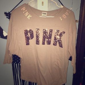 pink/victoria’s secret top